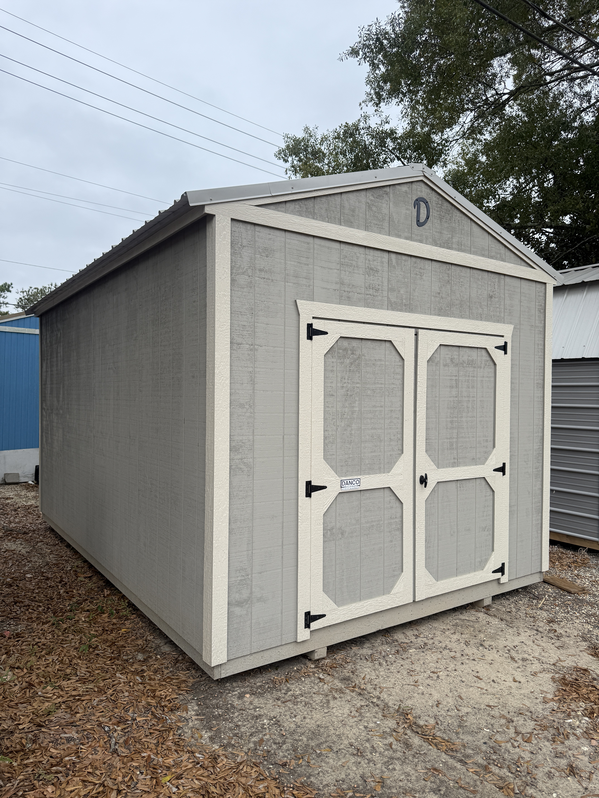 10×16 Utility Shed in Covington LA (250407) | Johnson Portable Buildings