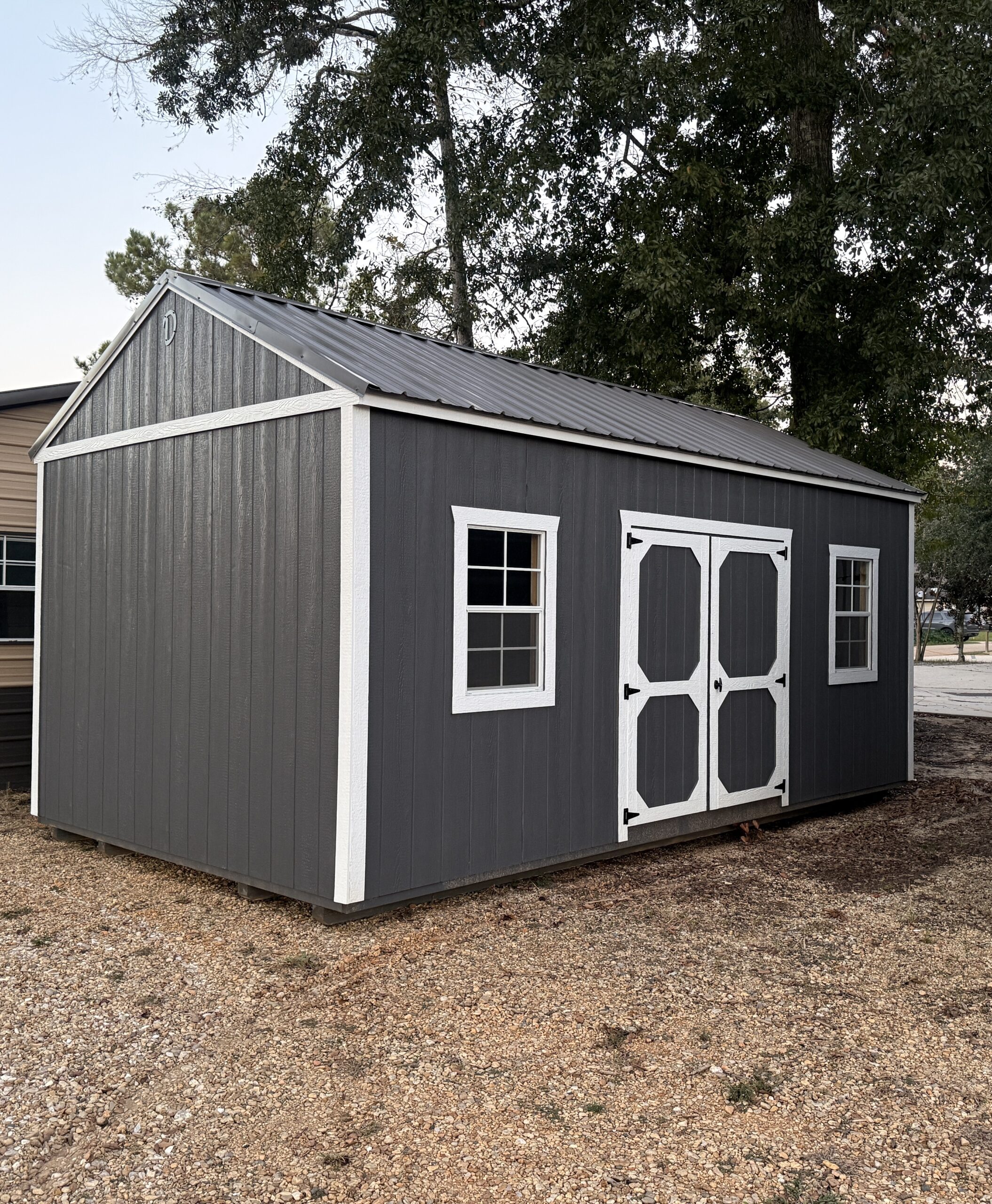 12×20 Garden Shed “E” in Covington LA (250627) | Johnson Portable Buildings