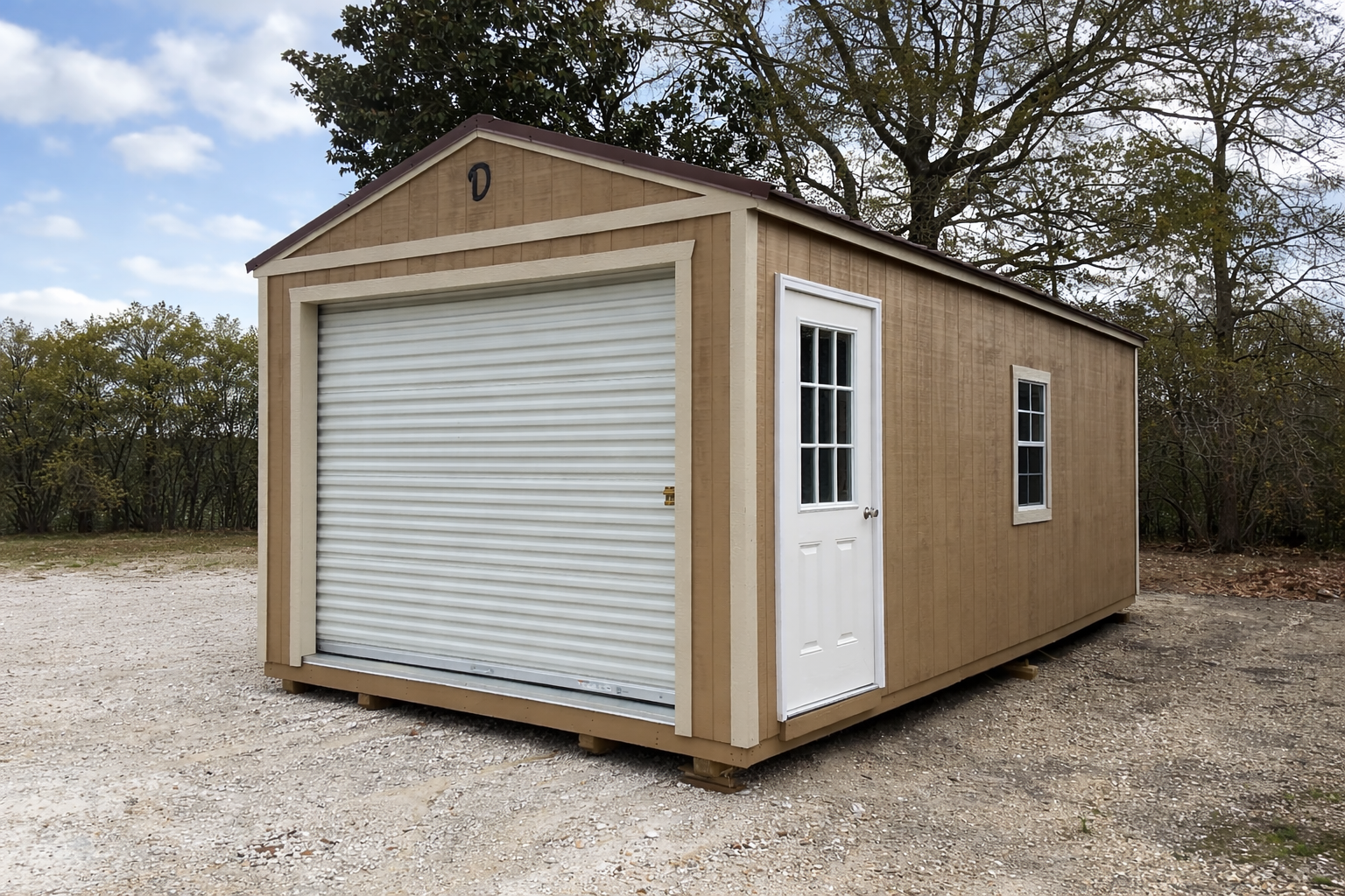 12×24 Portable Garage in Covington LA (260094) | Johnson Portable Buildings