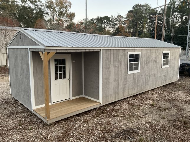 Portable Buildings, Sheds, Cabins, Carports, Metal Buildings, Garages, Barns, Workshops For Sale at Johnson Portable Buildings in Covington, Louisiana. (Also serving surrounding towns including Mandeville LA, Madisonville LA, Abita Springs LA, Lacombe LA, Slidell LA, Folsom LA, New Orleans LA, Metairie LA, Kenner LA, etc.)