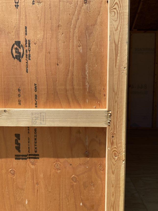 12x20 Garden Shed - Showing Closeup of DuraTemp Real-Wood Siding - Available For Sale In Covington LA