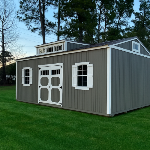 Portable Buildings, Sheds, Cabins, Carports, Metal Buildings, Garages, Barns, Workshops For Sale at Johnson Portable Buildings in Covington, Louisiana. (Also serving surrounding towns including Mandeville, Madisonville, Abita Springs, Lacombe, Slidell, Folsom, New Orleans, Metairie, Kenner, etc.)